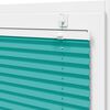 vidaXL Pleated Blind Petrol Green 95x200 cm Fabric Width 94.4 cm Polyester