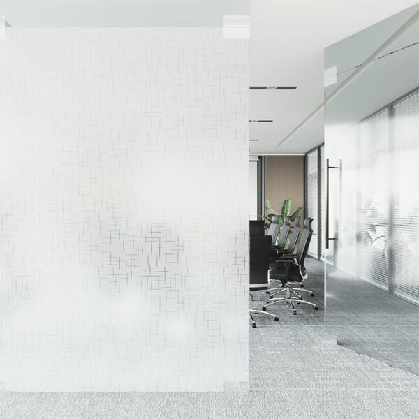 vidaXL Window Film Frosted Star Pattern 90x500 cm PVC