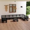 vidaXL 11 Piece Garden Lounge Set Solid Pinewood