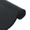 vidaXL Rug Rectangular Black100x500 cm Bamboo