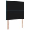 vidaXL Headboard Height Adjustable Dark blue 100 cm Velvet