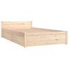 3103488 vidaXL Bed Frame without Mattress with Drawers 100x200 cm (815034+814989)