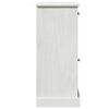 vidaXL Bathroom Cabinet VIGO White 37.5 x 34 x 80 cm Solid Pine wood