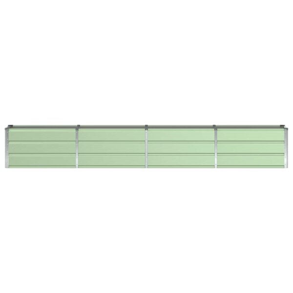 vidaXL Planter Green 320 x 40 x 45 cm Steel