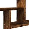 vidaXL Wall Shelves 2 pcs Smoked Oak 38x12x38 cm Engineered Wood
