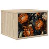 vidaXL Wall-mounted Bedside Cabinet LOCHEM Sonoma Oak 36 x 33 x 25 cm