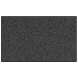 vidaXL Doormat Anthracite and Black 90 x 150 cm 100% Polyamide