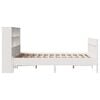vidaXL Bed Frame without Mattress White 140x200 cm Solid Wood Pine