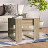 vidaXL Coffee Table Sonoma Oak 55.5x55x45 cm Engineered Wood