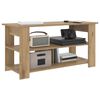 vidaXL TV stand Artisan Oak 100 x 40 x 50 cm