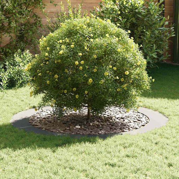 vidaXL suitable for Flat Tree Rings 5 pcs Silver &Oslash;90 / 120 cm