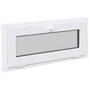 vidaXL Basement Window Internal Colour White RISOR 90 x 40 cm
