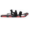 vidaXL 3 in 1 Snowshoes Red and Black 25 inches Aluminum and HDPE