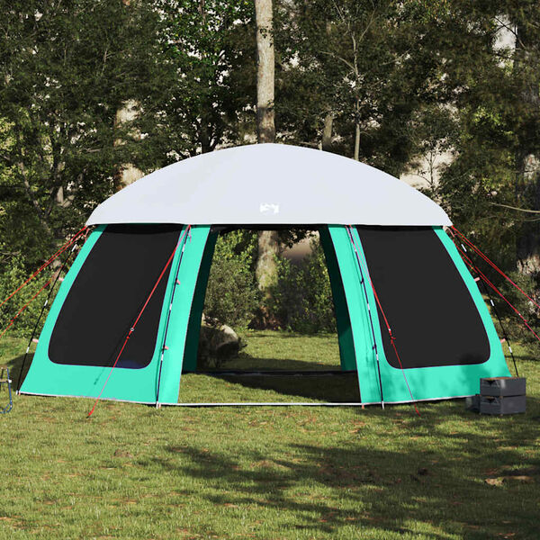 vidaXL Pool Tent with Removable Fly & Mesh Walls Sea Green 510x510 cm