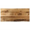 vidaXL Table Top Live Edge 100x40x3,8 cm Solid Wood Rough Mango
