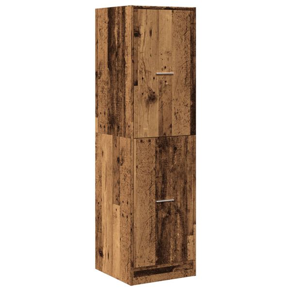 vidaXL Apothecary Cabinet&nbsp;Old Wood 40x41x144.5 cm Engineered Wood