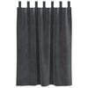 vidaXL Blackout Curtains 2 pcs Light Grey 140 x 140 cm Velvet