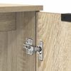 vidaXL Bathroom Cabinet Sonoma Oak 64.5 x 33.5 x 59 cm Engineered Wood