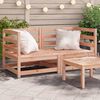 vidaXL Garden Sofas Corner 2 pcs 70x70x67 cm Solid Wood Douglas
