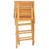 vidaXL Folding Garden Chairs 8 pcs 56x63x90 cm Solid Wood Teak