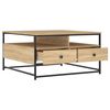 vidaXL Coffee Table Sonoma Oak 80x80x45 cm Engineered Wood