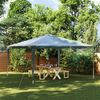 vidaXL Professional Party Tent 4x4 m Green 90 g/m²