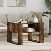 vidaXL Coffee Table Smoked Oak 66 x 53 x 45 cm Engineered Wood