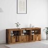vidaXL LED Sideboard Old Wood 181 x 37 x 67 cm Engineered Wood