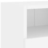 vidaXL 5 Piece TV Wall Cabinets White Engineered Wood