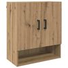 vidaXL Wall Cabinet 60 x 31 x 70 cm Engineered Wood Artisan oak