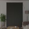 vidaXL Venetian Blinds Height Adjustable Black 220x150cm Aluminium