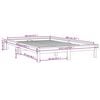 vidaXL Bed Frame without Mattress Grey 120x200 cm Solid Wood