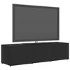 vidaXL TV Cabinet Grey 120x34x30 cm Engineered Wood
