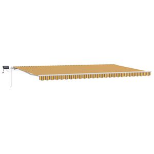 vidaXL Retractable Awning Multicolour 600 x 300 cm