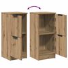 vidaXL Sideboards 2 pcs Artisan Oak 30x30x70 cm Engineered Wood