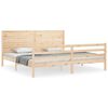vidaXL Bed Frame without Mattress Super King Size Solid Wood