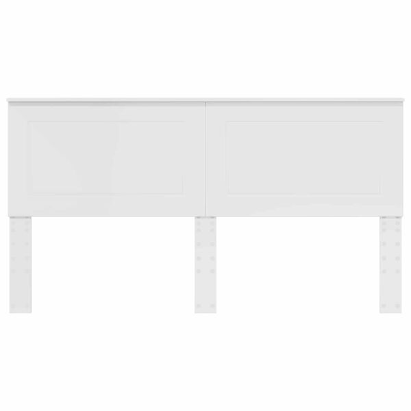 vidaXL Headboard Gloss White 200 cm Engineered Wood