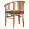 vidaXL Garden Chairs 2 pcs Brown 63 x 58 x 89 cm Solid teak wood