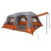 vidaXL Instant Tent 10-Person Grey and Orange
