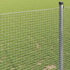 vidaXL Welded Wire Fence Silver 1.5 x 50 m