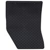 vidaXL Car Mat 4 pcs Black suitable for Renault MEGANE TPE