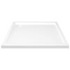vidaXL Square ABS Shower Base Tray White 80x80 cm