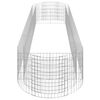 vidaXL Gabion Raised Bed Galvanised Iron 400x100x50 cm