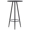 vidaXL Bar Table | Black | MDF, Steel | 60x107.5 cm | A Must-Have | Bar Table