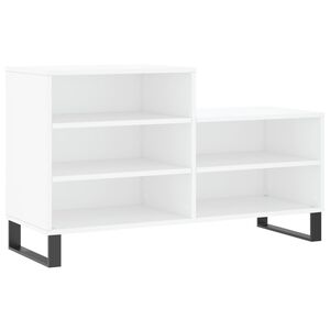 vidaXL Shoe Cabinet White 102x36x60 cm Engineered Wood