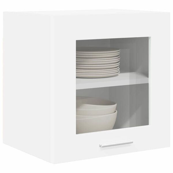 vidaXL Hanging Cabinet with Door White 40 x 31 x 40 cm Engineered Wood