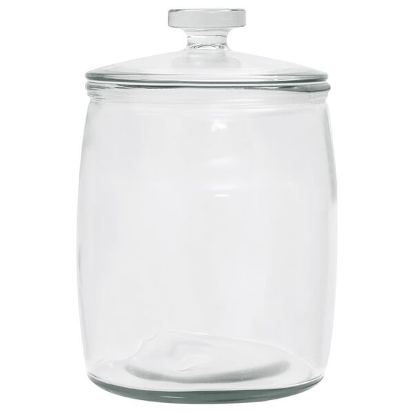 vidaXL Storage Glass Jars with Lid 4 pcs 8000 ml