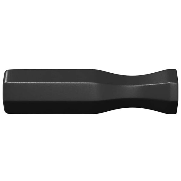 vidaXL Football Table Handles 10 pcs Black 3.1 x 3.1 x 17.8 cm Plastic