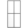 vidaXL Walk-in Shower Screen Clear Tempered Glass 100x195 cm