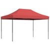 vidaXL Party Tent Folding Burgundy 279 x 410 x 315 cm Oxford Fabric